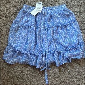 Blue skirt